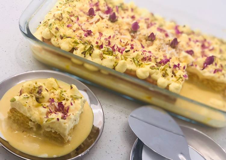 How to Cook Appetizing Rasmalai Tres Leches Cake 🍰