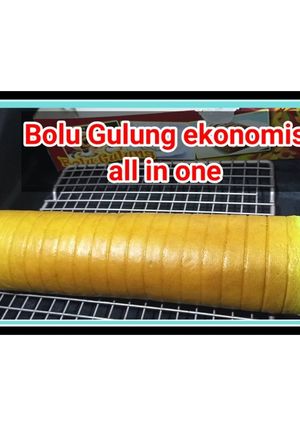 Foto resep Bolu gulung pandan a.k.a roll cake ekonomis