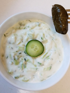 صورة لوصفة سلطة الزبادي بالخيار 🥒