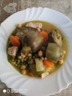 Una foto de Guiso de verduras