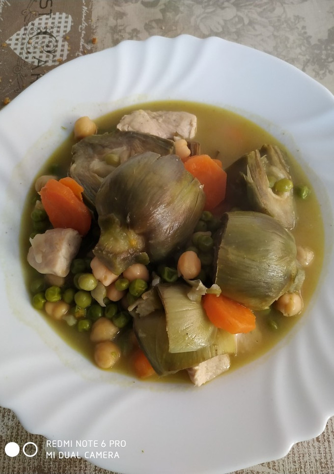 Una foto de Guiso de verduras