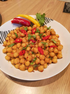 A picture of Chana chat.