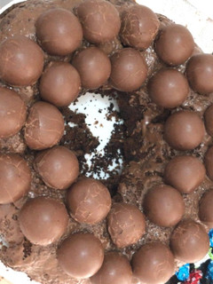 Una foto de Queque de chocolate y malvachoc