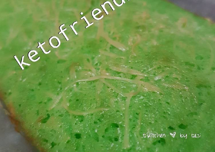 Cara Membuat Bolu pandan keju #ketofriendly yang Lezat Sekali