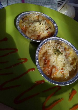 Foto resep Makaroni mix spagheti Schotel ala anak kos