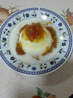 Una foto de Panna cotta