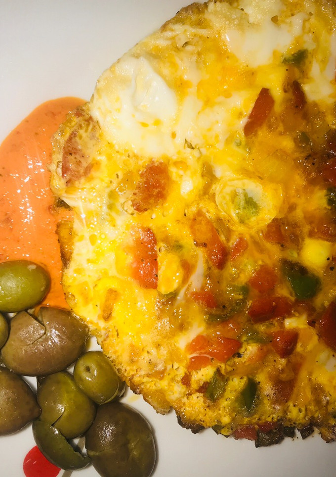 Una foto de Tortilla con verduras (BUENÍSIMA)