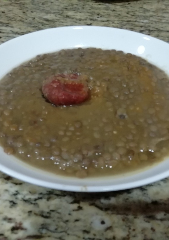 Una foto de Lentejas