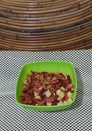 Foto resep Tumis Kulit Melinjo Mix Tahu Sutera
