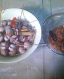 Kerang rebus sambal serai