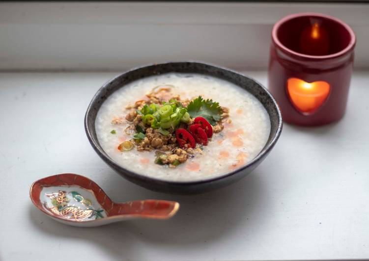 Easiest Way to Make Speedy Thai rice congee with tofu