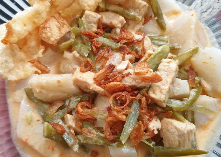 Resep Sayur ketupat lengkap dengan opor ayam, Lezat Sekali