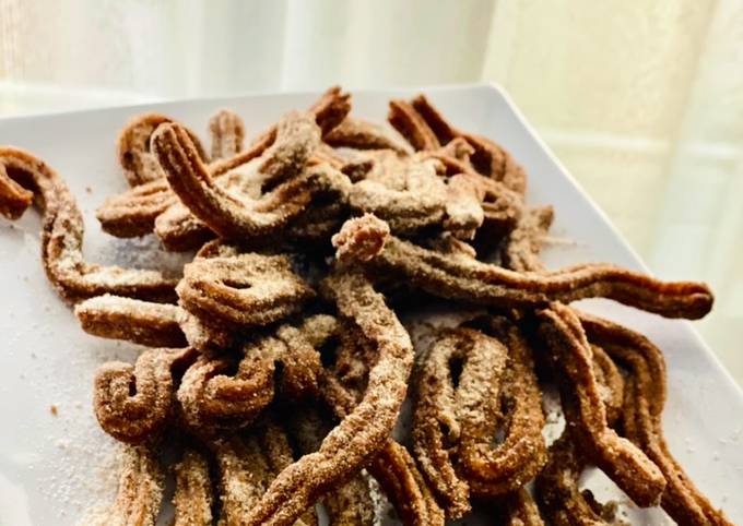 Bagaimana Membuat Churros (ampas) kacang merah Anti Gagal