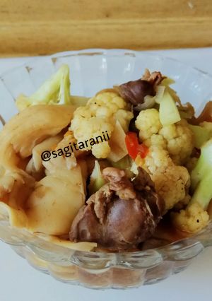 Foto resep Szechuan KolJati (sayur Kol, Jamur, Ati)
