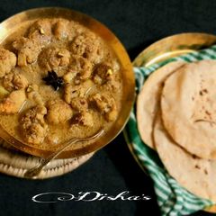 Mughlai cauliflower stew A picture of Mughlai cauliflower stew.