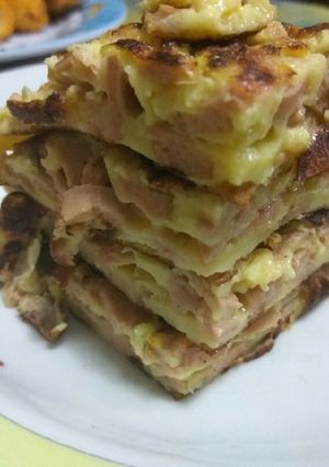 Foto resep Omelette sosis bekal krucil