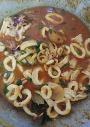Foto resep Cumi Saus Padang
