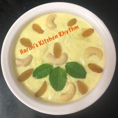 A picture of Ksheerannam/paalpayasam.