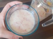 Una foto de melon yogur