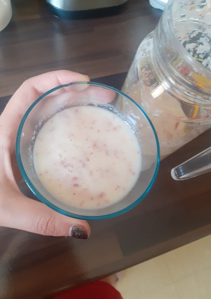 Una foto de Sopa fría de melón