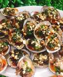 Sò lông nướng mỡ hành