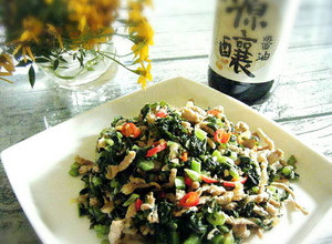 眷村味雪菜炒肉絲【源釀醬油】 的食譜成品照片