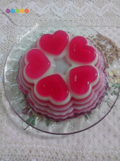 عکسی از دستور ژله راه راه