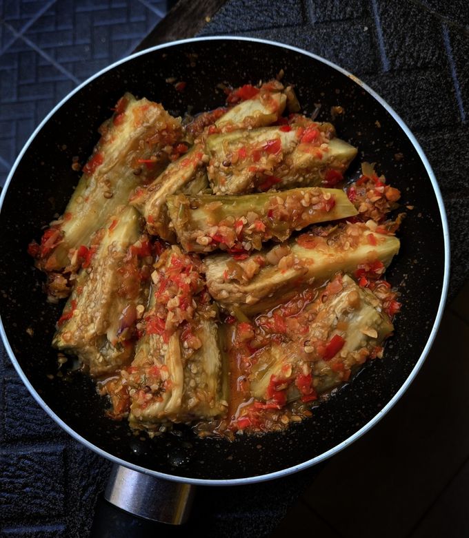 Foto resep Terong Sambal Pedas Sederhana