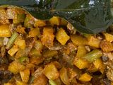 Samgor kentang hati buncis