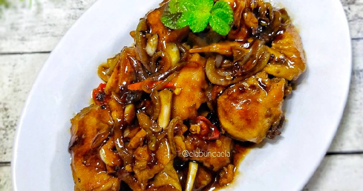 Resep Ayam Saori Lada Hitam Oleh Bunda Ela Cookpad