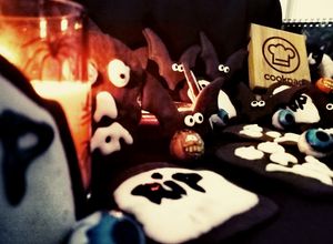 Una foto de Tarta cementerio de galletas