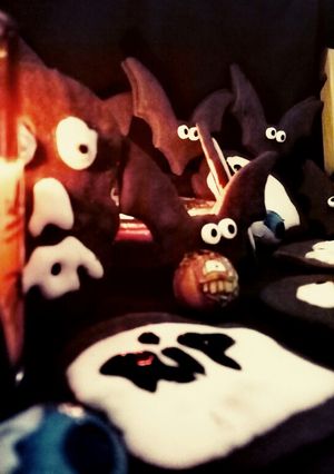 Una foto de Tarta cementerio de galletas