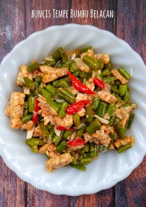 Foto resep Tempe Buncis Bumbu Belacan