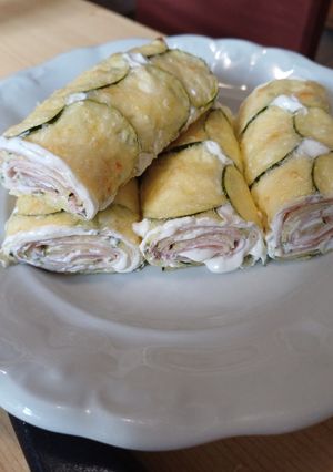Cukkini wrap recept fotója