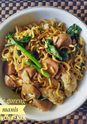 Foto resep Mie Goreng Manis #seninSEMANGAT