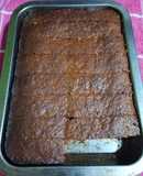 Bizcochuelo de avena de chocolate
