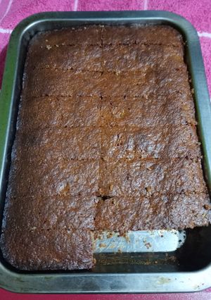 Una foto de Bizcochuelo de avena de chocolate
