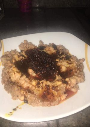A picture of Ewa Agoyin Sauce.
