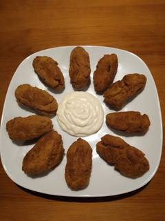 Una foto de Croquetas de garbanzos y atún