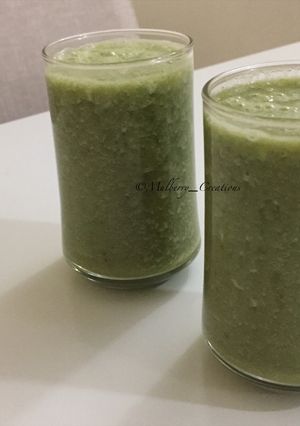 A picture of Green smoothie#CharityRecipe.