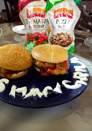 A picture of Zinger Burger.