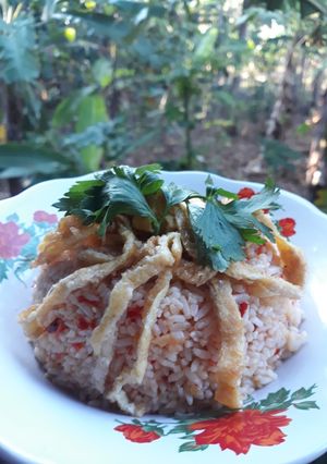Foto resep Nasi goreng telur