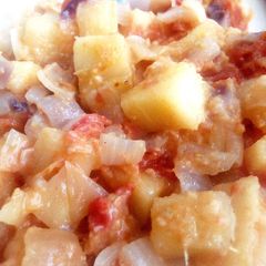 A picture of Stir-Fried Cassava.