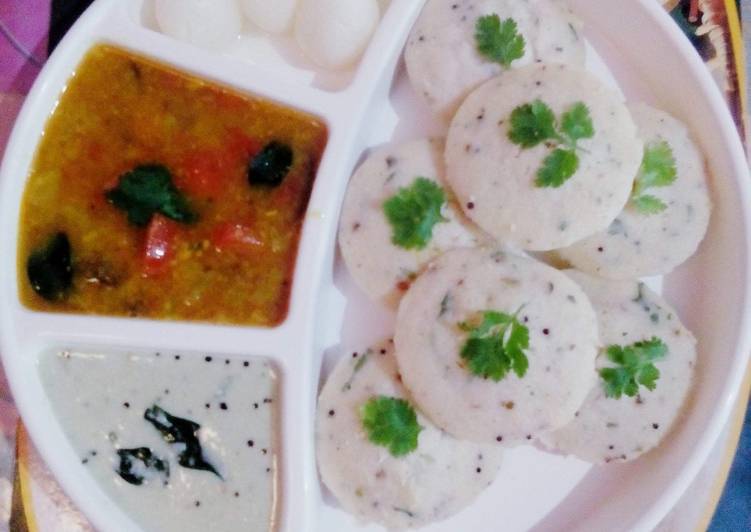 Recipe: Delicious Idli Sambhar And Chutney
