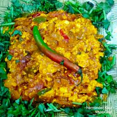 A picture of Paneer Capsicum bhurji.