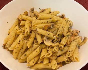 Fresh, Prepare Recipe Mushroom penne pasta Delicious Nutritious