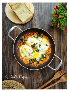 Foto resep Shakshuka (Nort African pouch eggs)