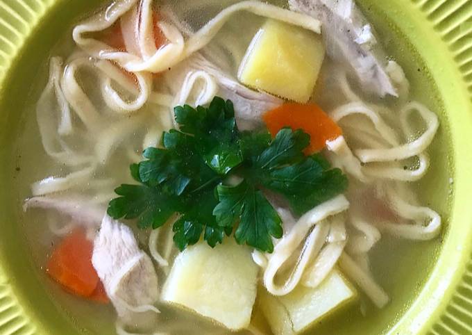 Куриный суп с вермишелью - пошаговый рецепт с фото