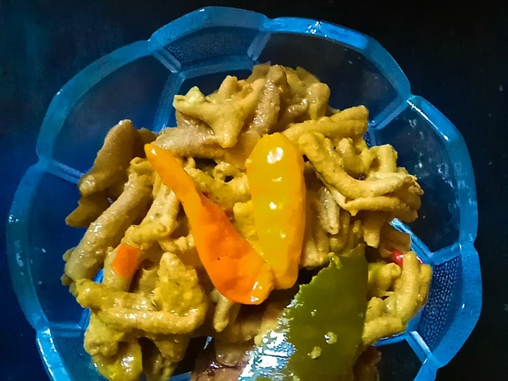 Langkah Mudah untuk Menyiapkan Resep Usus bumbu kuning yang Uenak Anti Ribet, Menggugah Selera