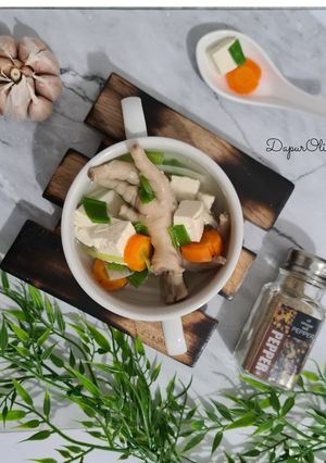 Foto resep Sup Ceker Tahu Wortel